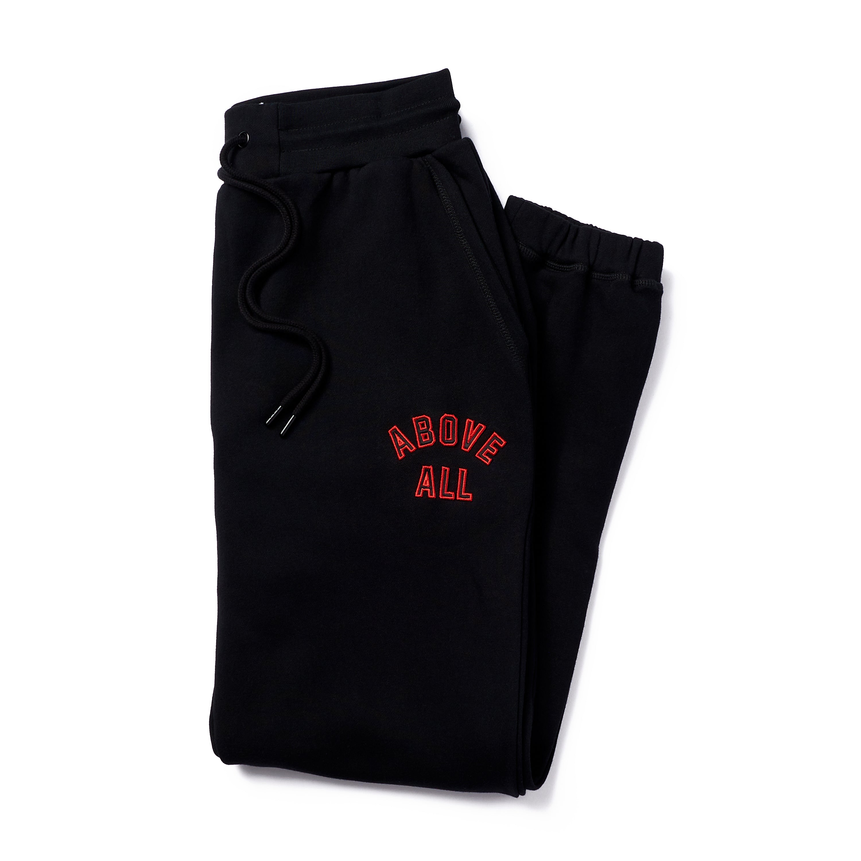 Heavy Applique Logo Sweatpants - ABOVE ALL TV